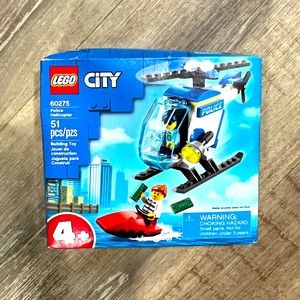 New! Lego Police Helicopter